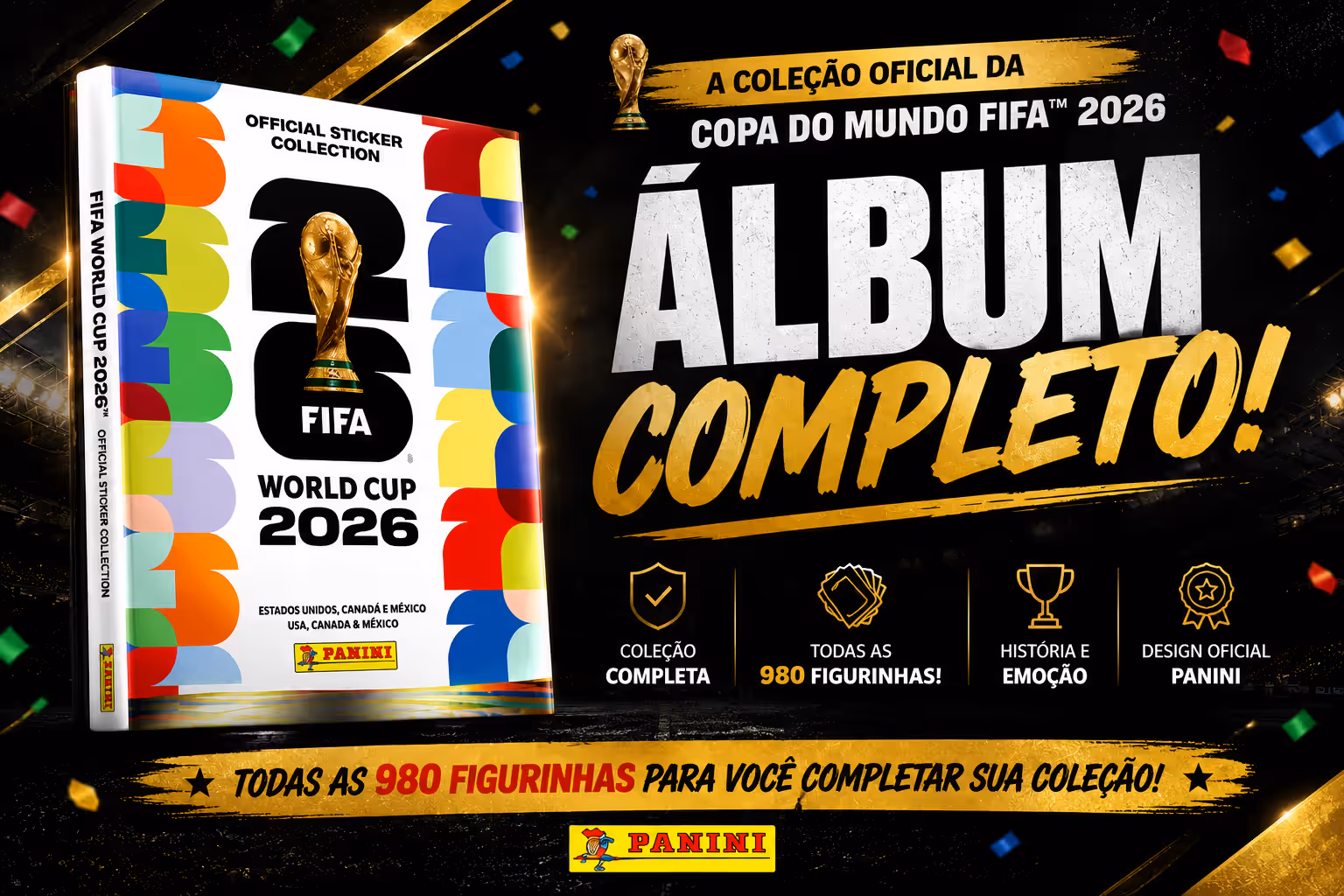 Pack Figurinha Copa 2026